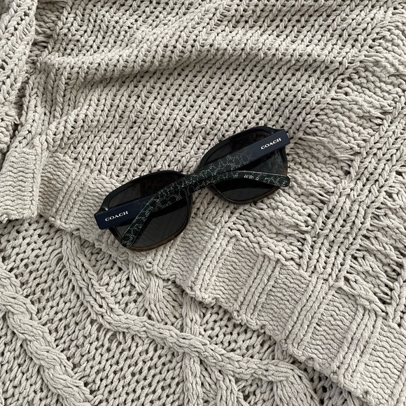 Coach Navy Sand Sunglasses - Picture 3 of 7